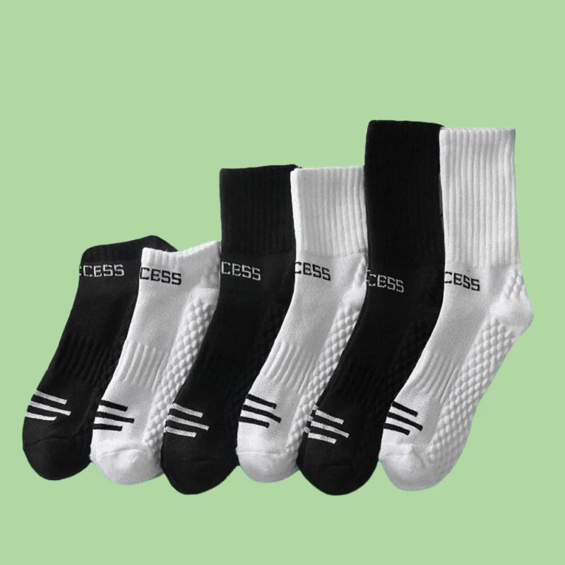 

4 Pair New Men Deodorant Socks Spring Autumn Moisture Sweat Basketball Wicking Sweat Professional Running Training Socks