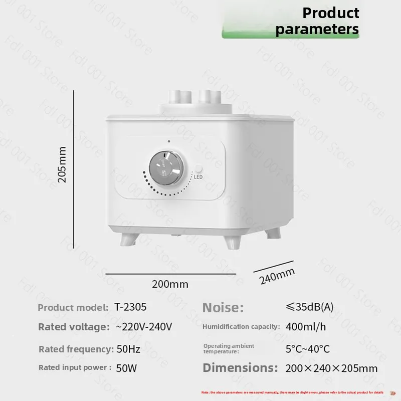 Automatic Water Refill Humidifier Fogger - Outdoor Mist Maker for Aquarium, Fish Pond, Garden, Rockery & Landscape Decor