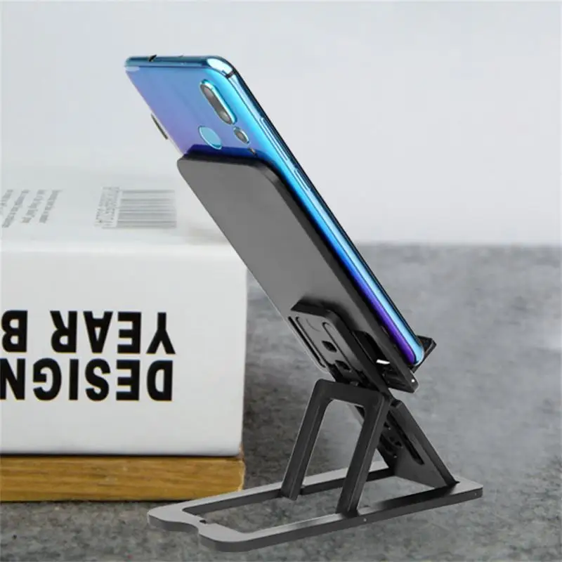 Adjustable Lifting Folding Portable Live Broadcast Desktop Plastic Holder Compatible with Devices Within 12 Inches ﻿