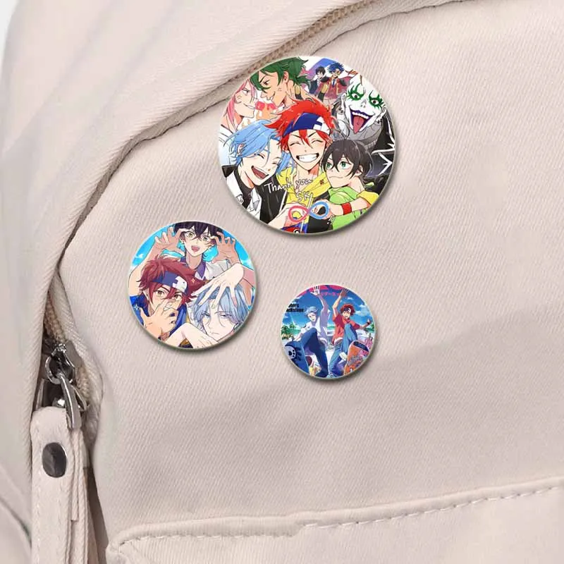58mm Anime SK8 The Infinity Enamel Pins Handmade Brooch for Clothes Backpack Decoration Cartoon Badge Jewelry Accessories  Gifts