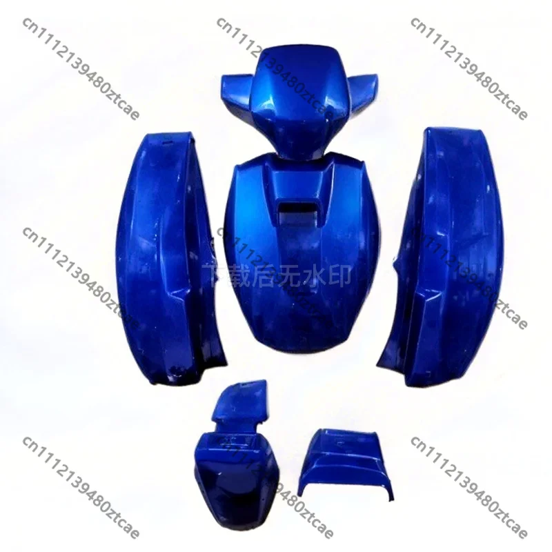 Painted Full Car Shell Kit, Complete Outer Panel Fairing Set, Fit 100 4VP BWS100, Vehicle Exterior Body Cover Replacement Parts