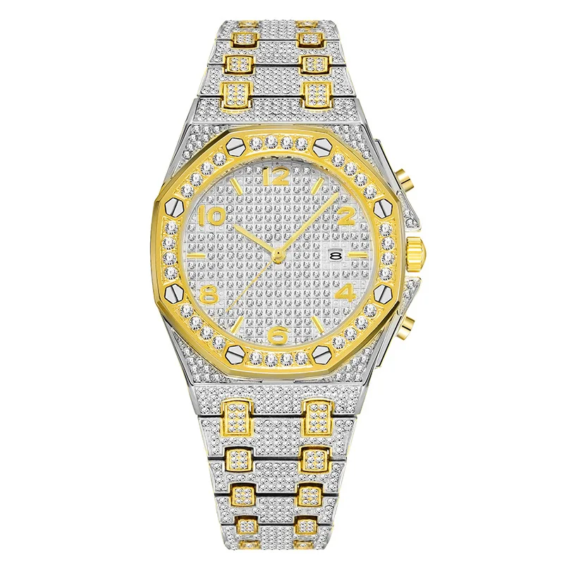 Official brand free shippingBest Seller in Europe and America High-Grade Full Diamond Stainless Steel Starry Calendar Waterproof