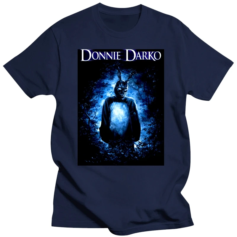 Donnie Darko V2 movie poster Jake Gyllenhaal DTG T-SHIRT BLACK all sizes S-5XL