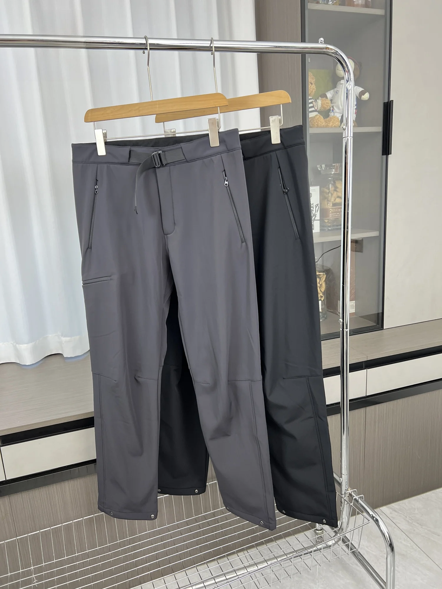 

Мужские повседневные брюки для активного отдыха, утепленные флисом, осенне-зимние, ветрозащитные, водонепроницаемые, прямого кроя