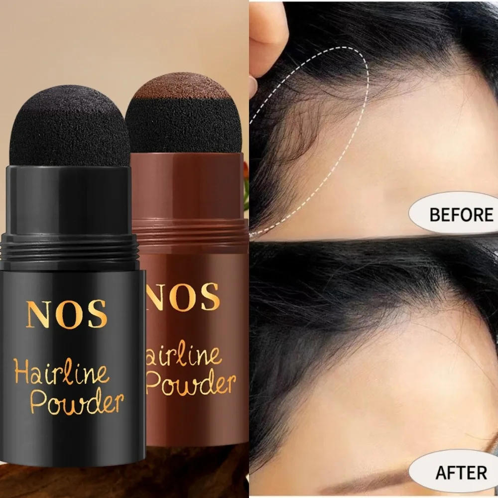 1Bottle Hair Fluffy Powder Hairline Instantly Black Blonde Root CoverUp Hair Concealer Paint Repair Fill In Shadow Thinning 1.2g