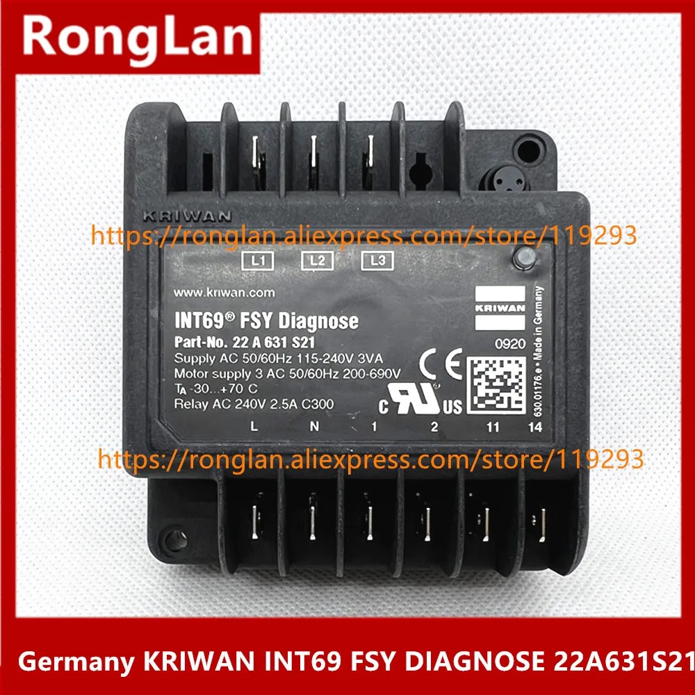 

[BELLA] [New original authentic] German KRIWAN INT69 FSY DIAGNOSE 22A631S21 protection module distributor in China