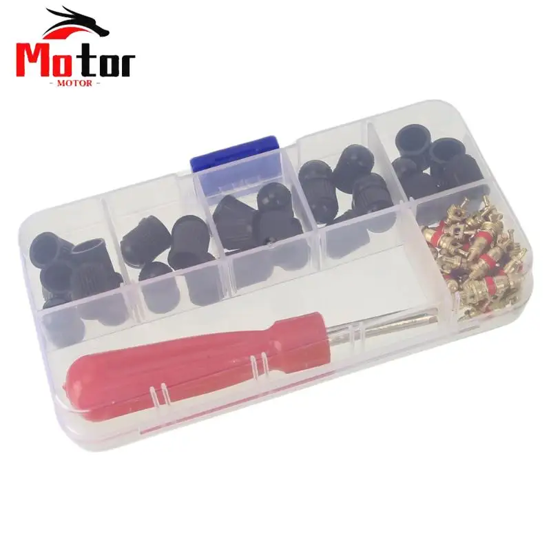New Car Bicycle Slotted Handle Tire Valve Stem Core Remover Screwdriver Tire Repair Install Tool Kit Auto Motorcycle Accessories