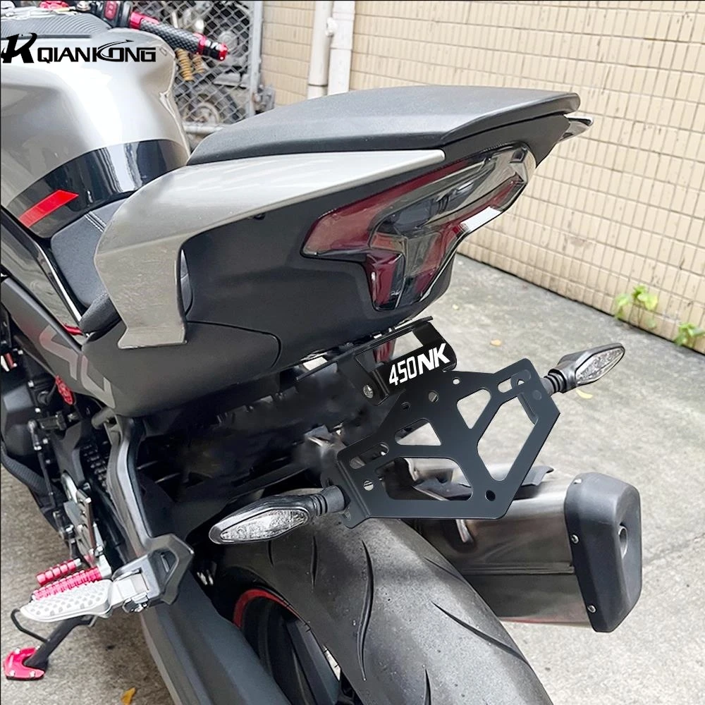 

2024 2025 Motorcycle FOR CF MOTO 450sr 450SR 2022 2023 License Plate Holder Fender Eliminator Registration Bracket 450SR/SR-S/SS