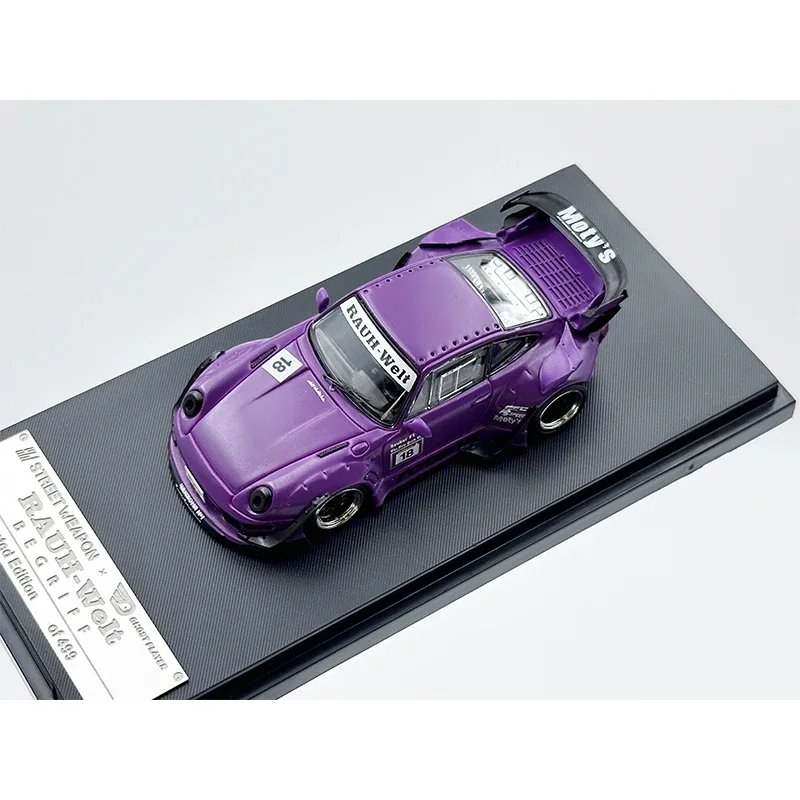 1:64 SW RWB 993 Rotana Race Track Diecast Diorama Car Model Collection Street Warrior