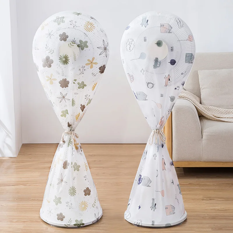 

Floor Fan Cover Washable Waterproof Dustproof Standing Round Electric Fan Protective Cover Household Universal Storage Cover