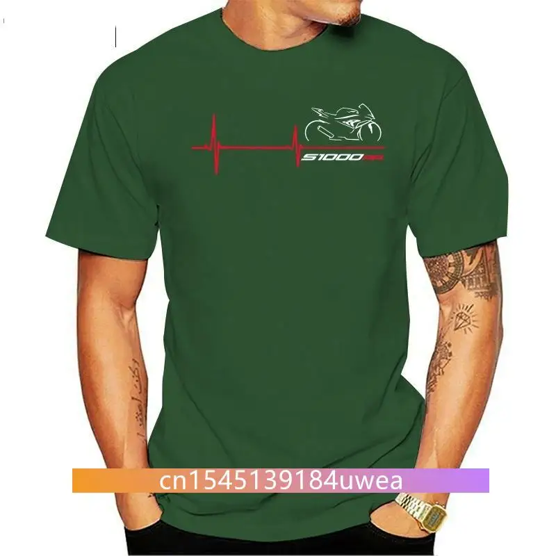 

T-Shirt For S 1000 Rr Motorcycle Heart Beat T Shirt S1000Rr Shirt 2019 Fashion Short Sleeve Black T Shirt 100% Cotton Tee Shirt