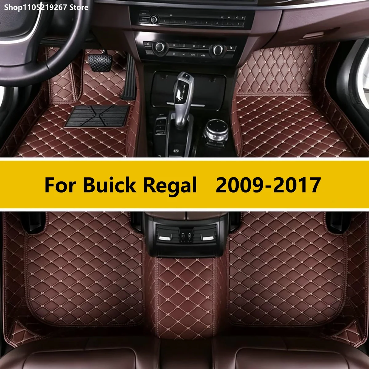 

For Buick Regal 2009-2017 Car Floor Mats Carpets Interior Leather Styling Decoration Parts Auto Accessories