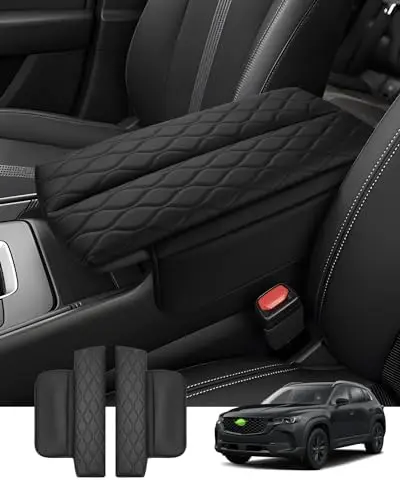 

Autorder Leather Armrest Cover for 2023-2026 Mazda CX-50 – Anti-Scratch Console Protector with Storage Pockets