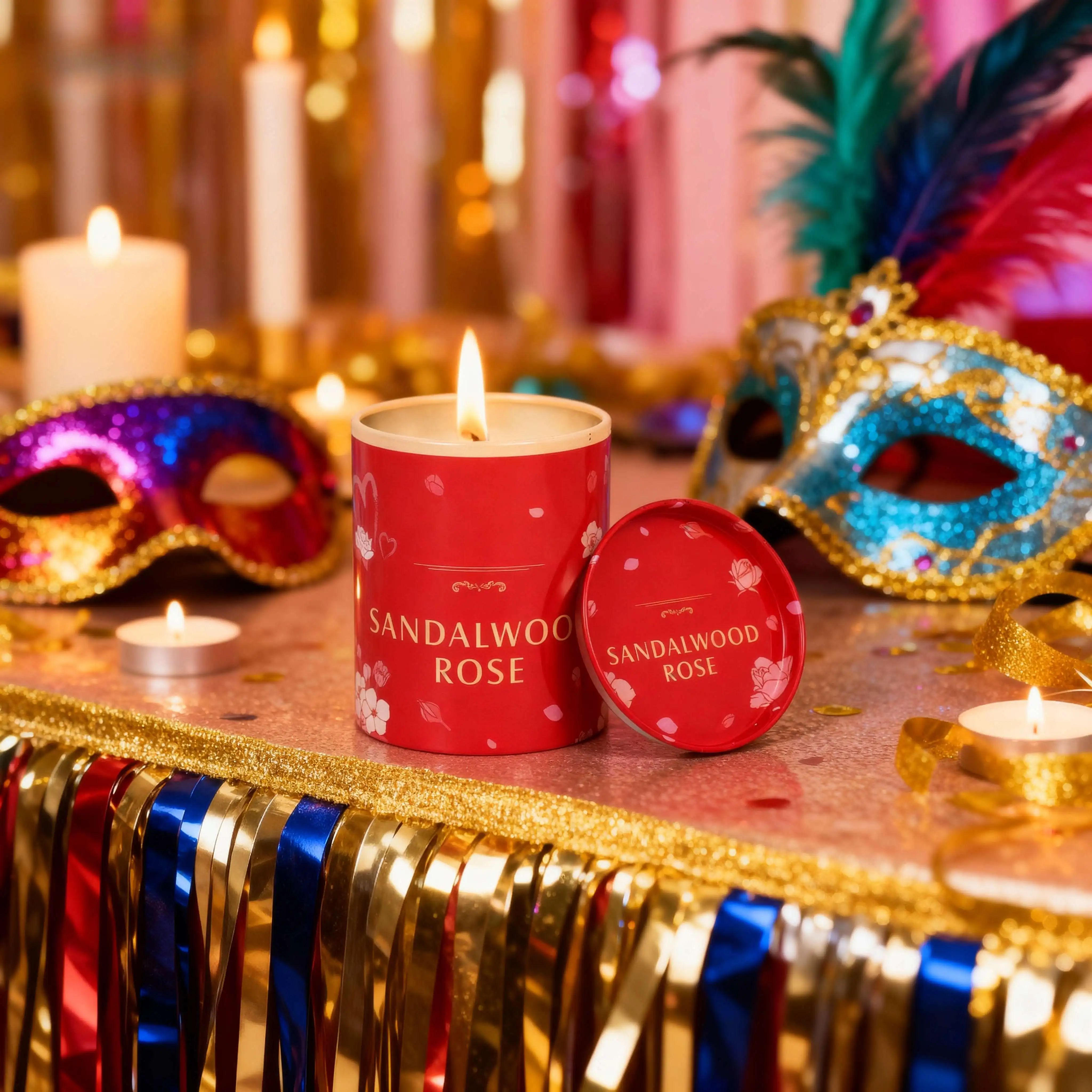 

Unique Scented Candle Lady Gift Set for Bathtubs Hot Springs Spa Valentine Mother Day Holiday Present Luxury Aromatherapy