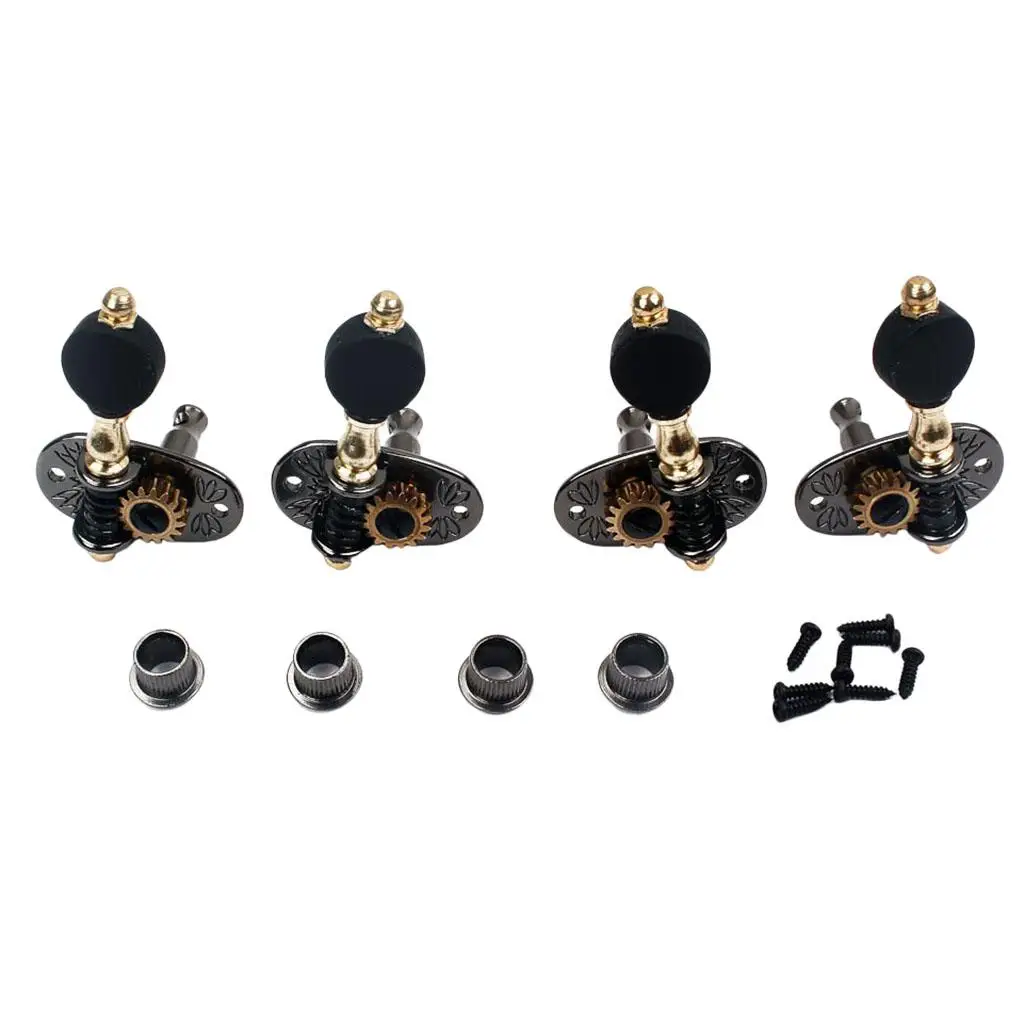 

4 String Guitar 2R2L String Tuning Peg Machine Heads for Ukulele