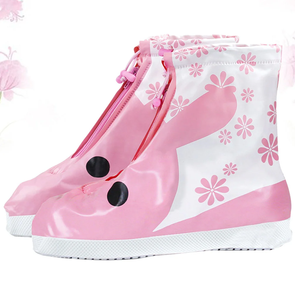 Couvre-bottes de pluie imperméables pour enfants, couvre-chaussures pour filles, équipement pour enfants