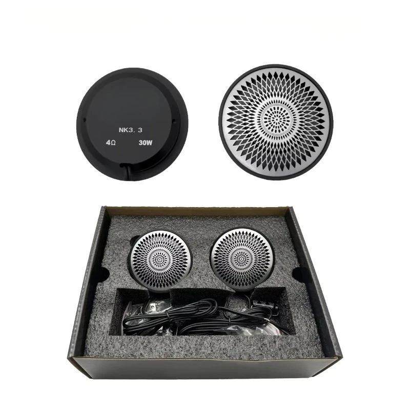 4 Inch Ultra‑Thin Car Midrange Speaker 4D Immersive Panoramic Sound Auto Audio Loudspeaker for Vehicle Sound System