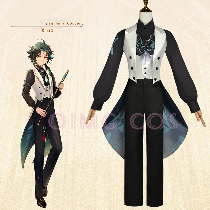 Xiao Cosplay Symphony Concert Costume Adult Carnival Uniform  Anime Halloween Costumes Masquerade Game