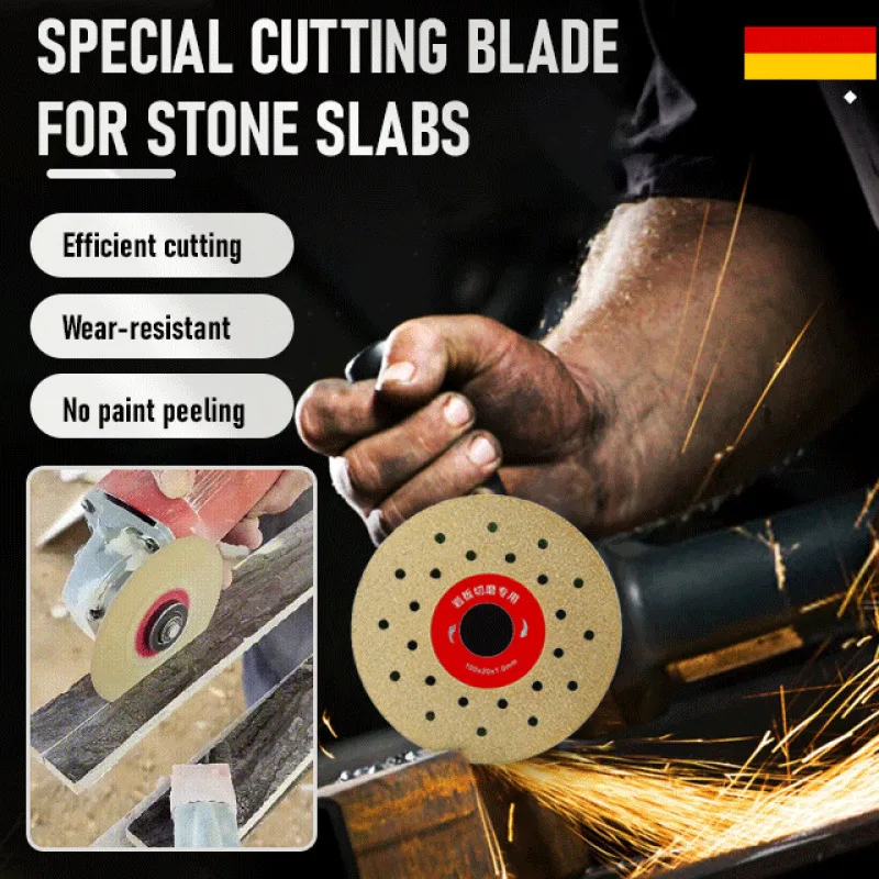 Cutting blade for rock plate Tile trimming, cutting and grinding dual-use angle grinder sanding blade does not chipping