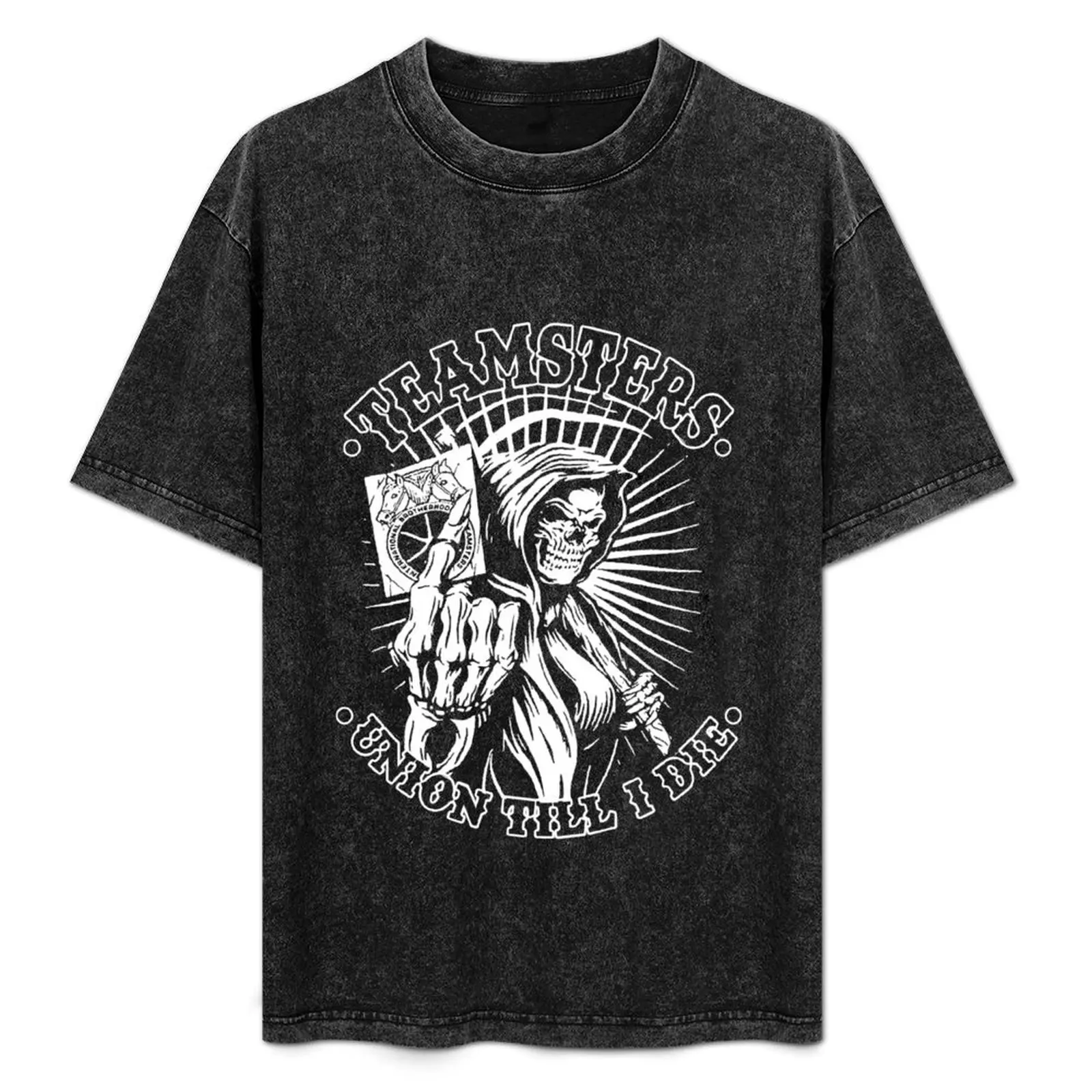 

Teamsters Union Till I Die T-Shirt Casual Graphic Print Tee