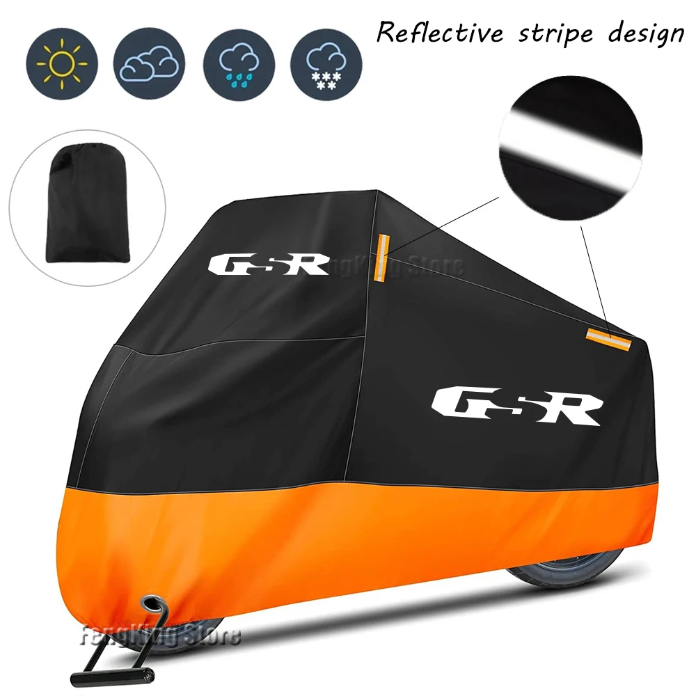 

For SUZUKI GSR400 GSR600 GSR750 GSR 400 600 750 Motorcycle Cover Waterproof Outdoor Rain Dustproof UV Protector Covers