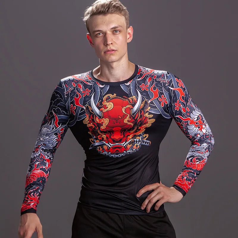 

Men Compression Running Long Base T Shirt Male Fitness Sport Basketball Football Gym Camping Hiking Riding Bottom Tee Clothes 56