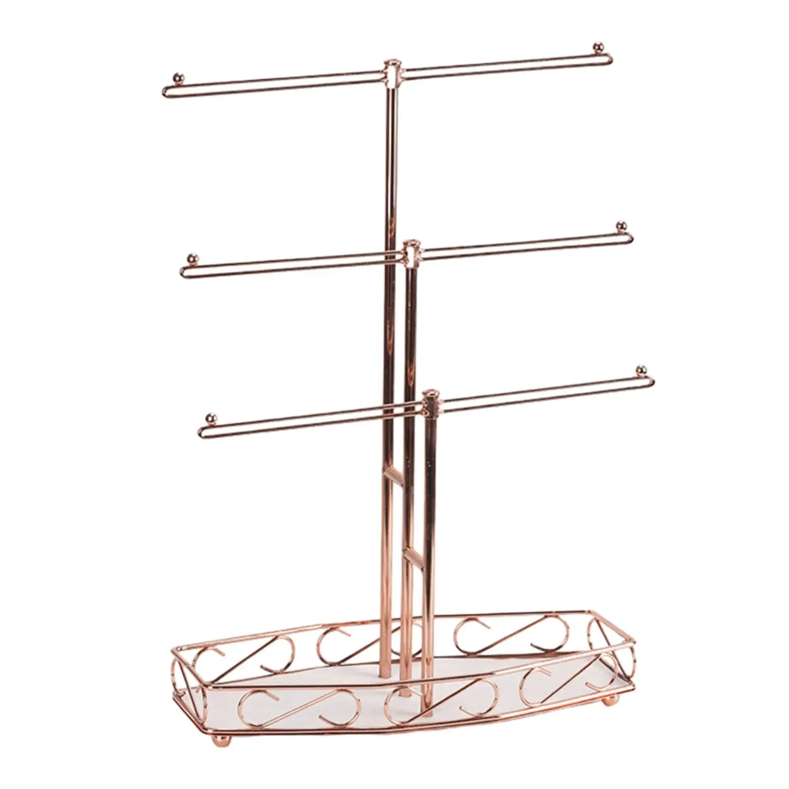 Jewelry Organizer Necklace Stand 3 Tier Jewelry Stand for Store Lady