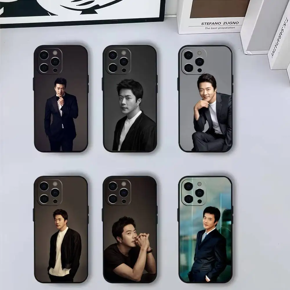 

Walking hormone K-Kwon S-Sang wooS Phone Case For iPhone 17,16,15,14,13,12,11 Plus,Pro Max,XS,Soft Silicone Black Cover