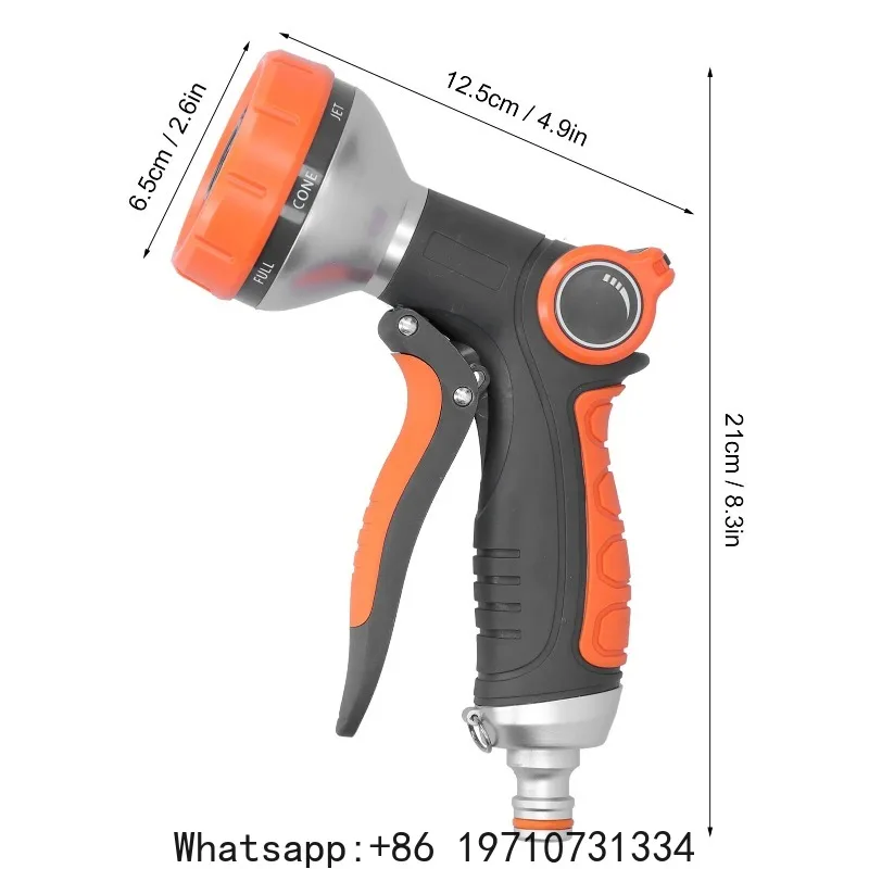 

High Pressure Garden Water Sprayer Lawn Hose Spray Water Nozzle Washer Nozzle Car Washing Cleaning Cleaning Sprinkle Tool