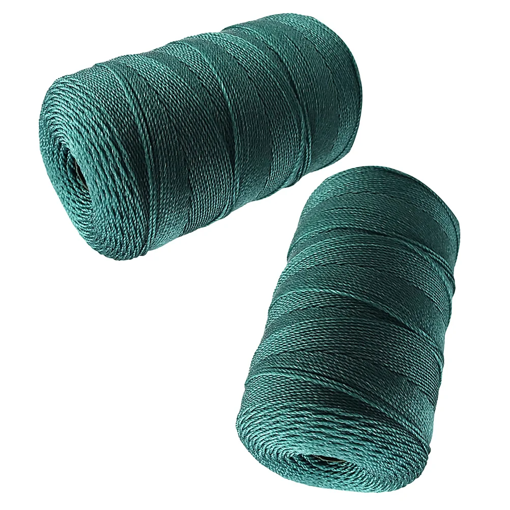 

2Pcs Fishing Net Repair Twine Heavy Duty Nylon Braided Rope for Freshwater Saltwater Netting Line