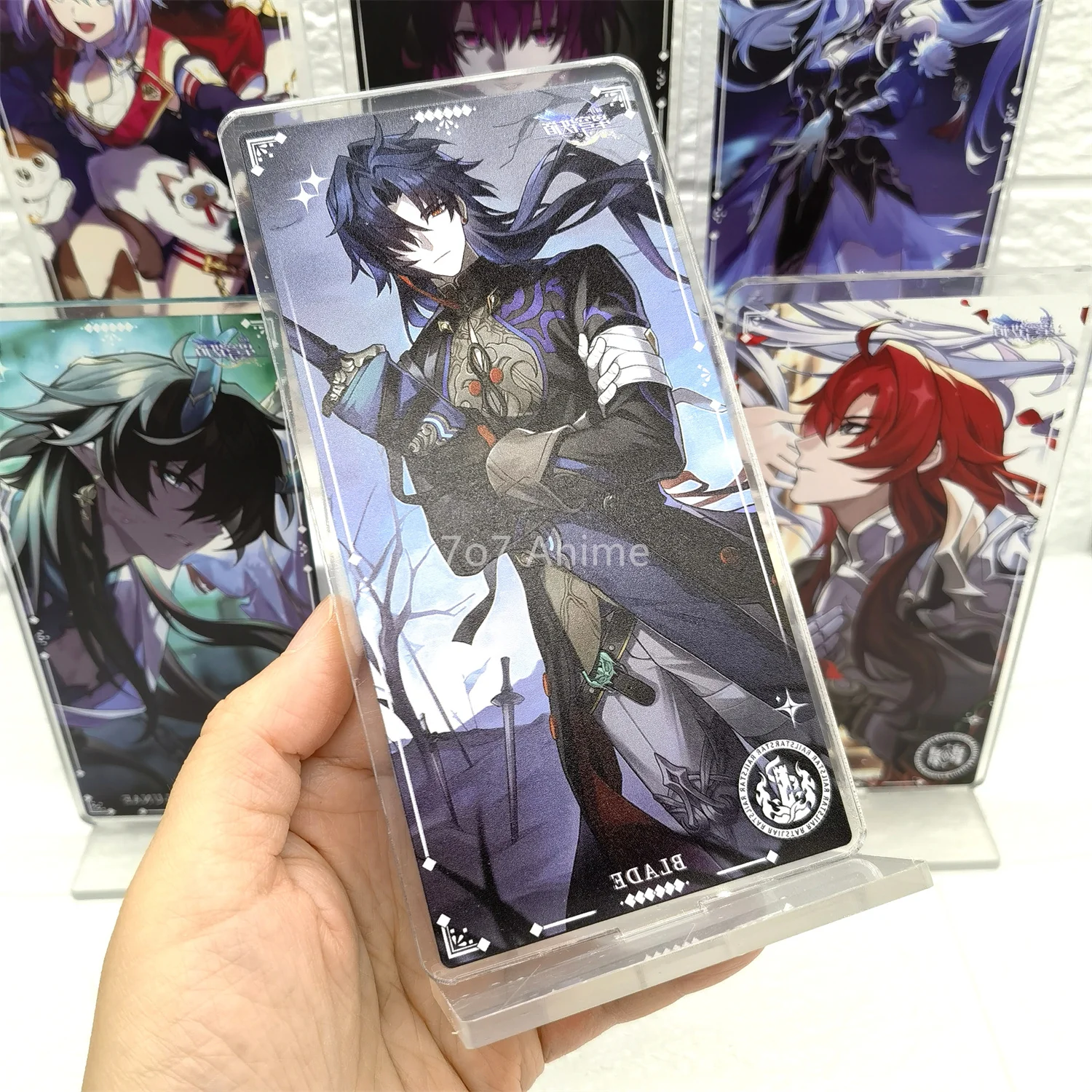 StarRail Figure Light Cones Acrylic Stand Model  Argenti Topaz Lunae Kafka Jingyuan Bronya Blade Characters Weapon Gift