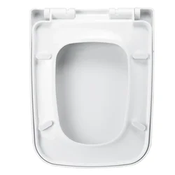 Square Round Toilet Seats PP Universal Slow-Close Toilet Seat Lid Cover Set Thicken Replacement Antibacterial