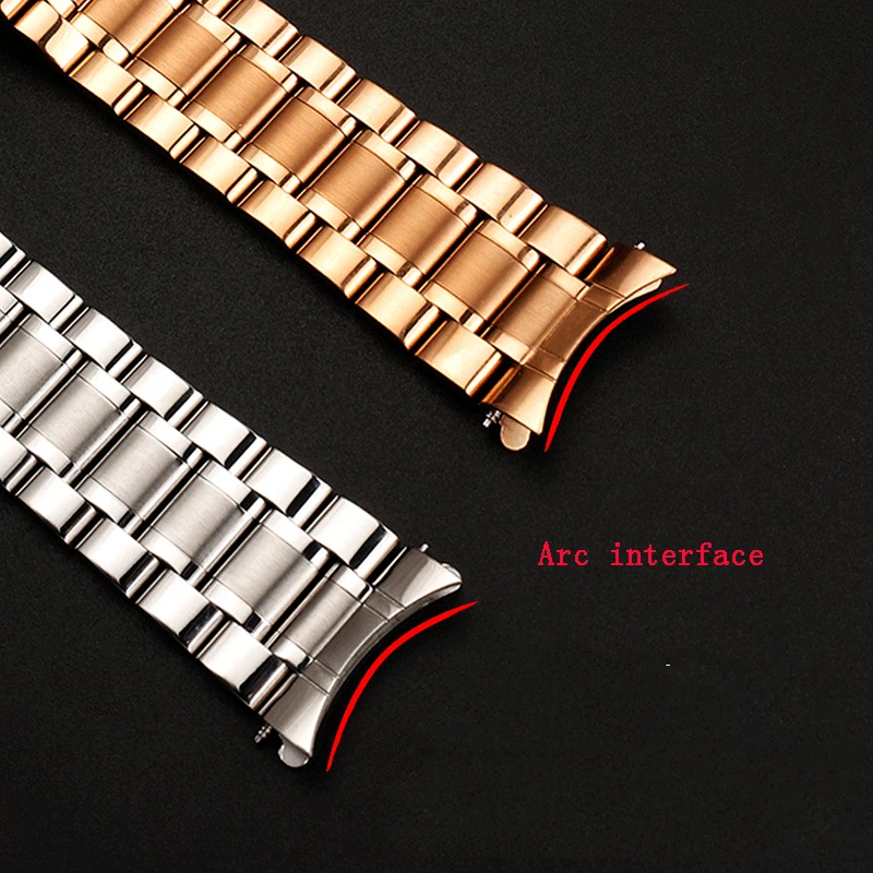 Suitable for Citizen Watch Arc Stainless Steel Strap BN0193 Light Kinetic Energy BN0190 Men's Butterfly Buckle Bracelet 22mm