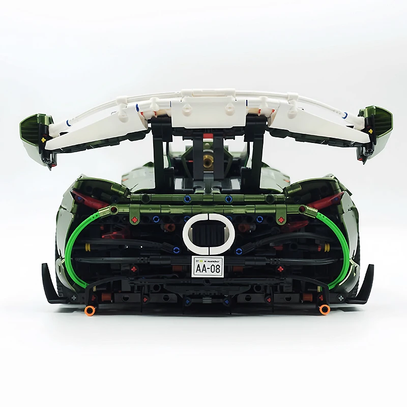 1:8 Technische Serie Racing Sport Auto 10628 Bouwsteen Stad Mechanische Snelheid Voertuig Model Bricks Speelgoed Voor Kid Kerstcadeaus MOC