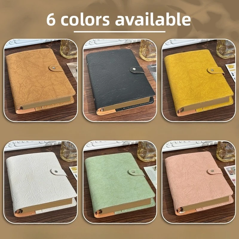 

Блокнот формата А5 из крафт-бумаги, винтажная тетрадь для записей, многофункциональный ежедневник для студентов, офиса и повседневного использования