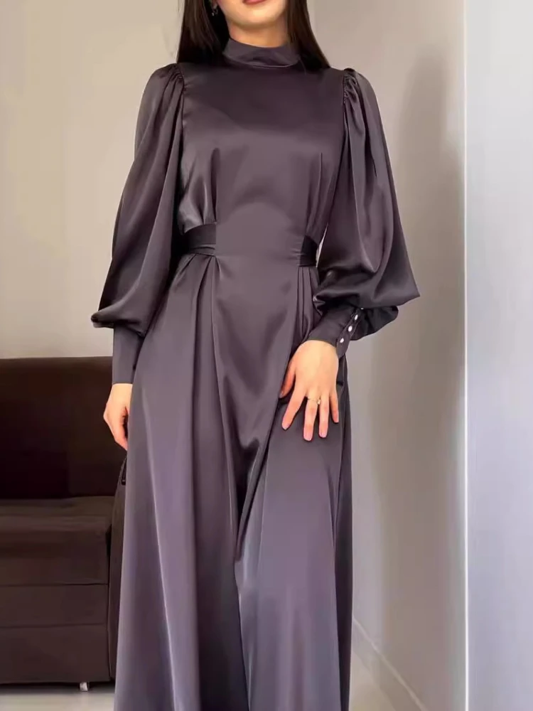 Lange Jurk Moslim Vrouwen Feest Riem Abaya Jalabiya Morocco Dubai Abayas Kaftan Islam Eid Vestidos Arab Ramadan Jurken