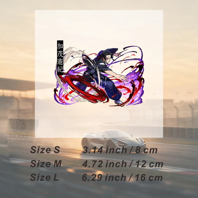 Car Stickers Chibi Anime Vinyl Decal Waterproof Die Cut Fade Resistant Sun Proof for SUV Truck Dashboard Hood Auto Decor