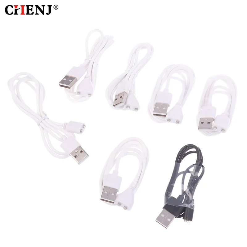 Magnetic Charging Cable 2pin Center Spacing 5mm 6/7/8/9/10mm Magnet Suctio USB Power Charger For Beauty Instrument Smart Device