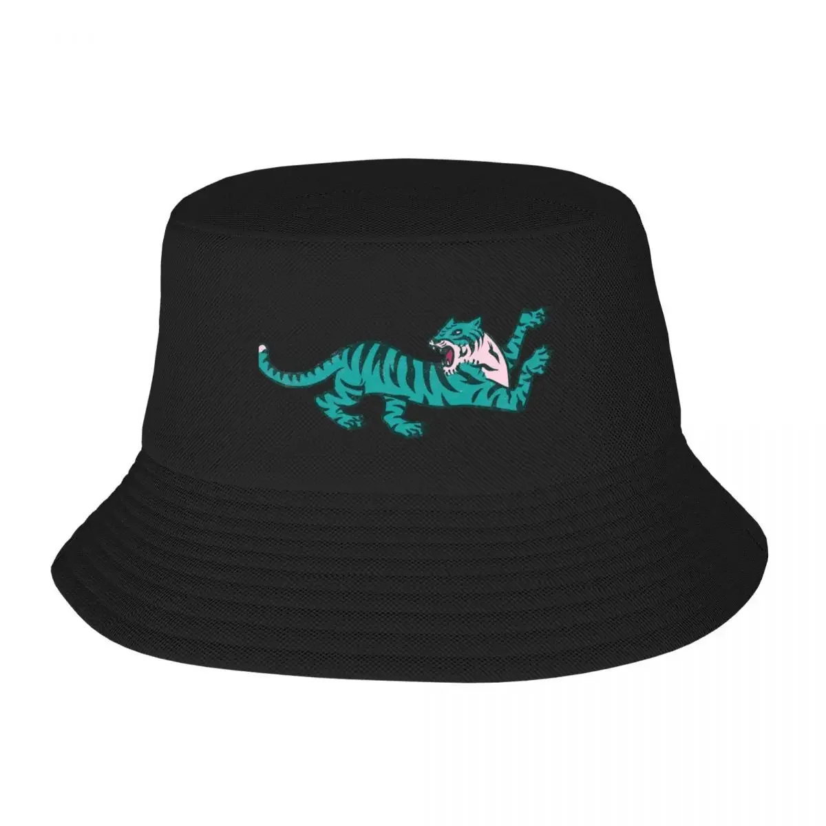 New Tiger blue asia pop retro Bucket Hat fishing hat Wild Ball Hat Uv Protection Solar Hat Mens Cap Women's