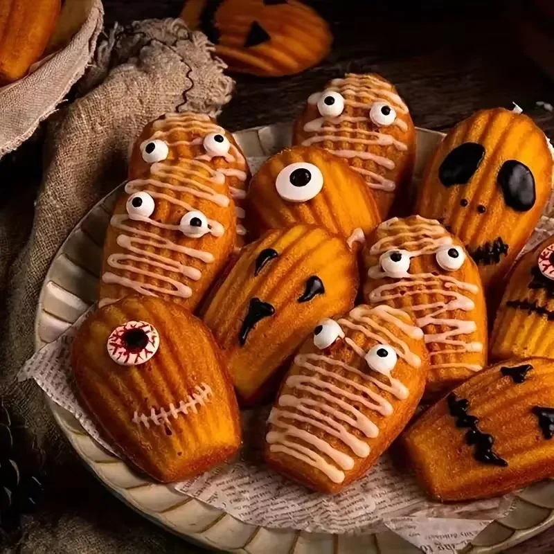 마들린 몰드 실리콘 마들린 쿠키 팬, 들러붙지 않는 베이킹 팬, 프랑스 디저트 만들기, 마들린 쿠키 베이킹 도구