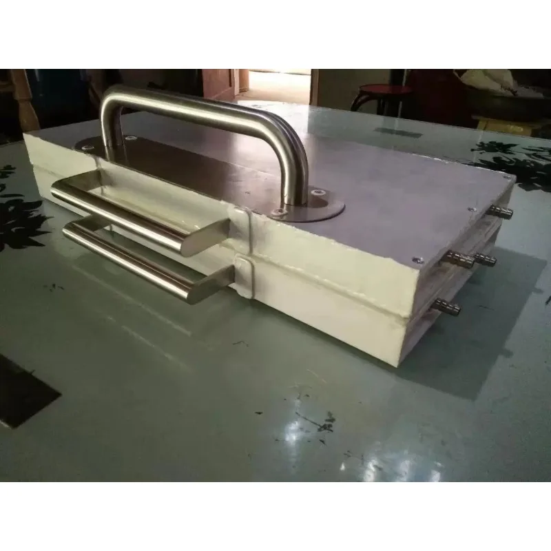 Hand Press Nest Base Machine Water-Cooling Beeswax Mold Beeswax Foundation Machine   1pcs