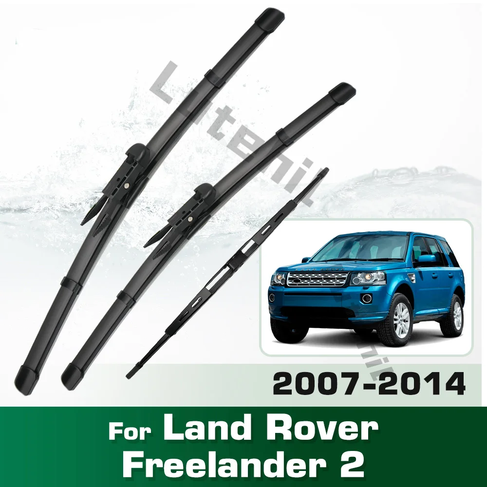 

Для Land Rover Freelander 2 2007-2014 стеклоочиститель с левым рулем, набор щеток переднего и заднего дворника, щетки для лобового стекла, 24 "20" 14"