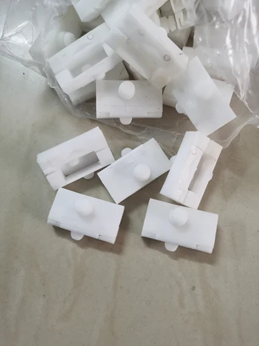 Imagen 2 del producto Clip de sujeción de soporte de regulador de ventana de plástico blanco, 2 uds., para retenedor de pieza de coche Peugeot