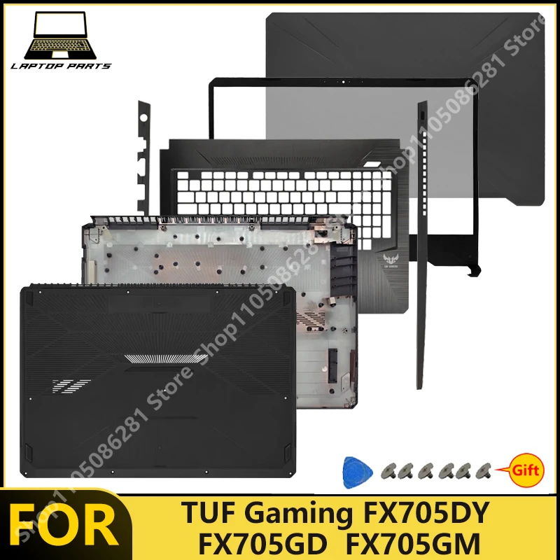 For TUF Gaming FX705DY FX705GD  FX705GM Laptop LCD Back Cover Front Bezel Palm Rest Bottom Case New replacement parts