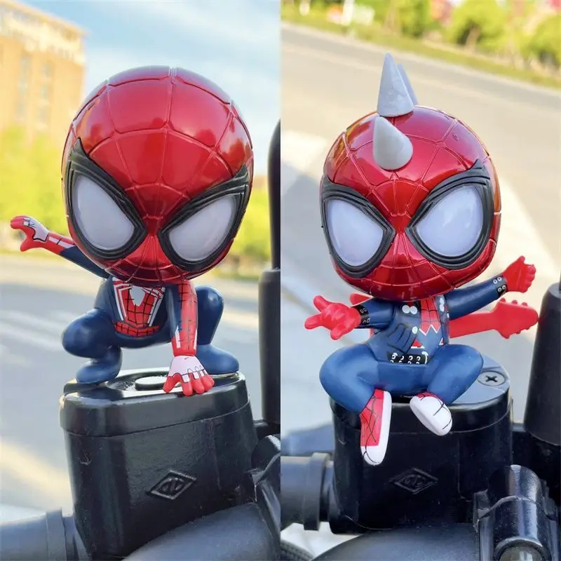 Spider Version Car Decor Hanging Ornament Dashboard Doll Cute Superhero Auto Accessories For Men Gift Idea