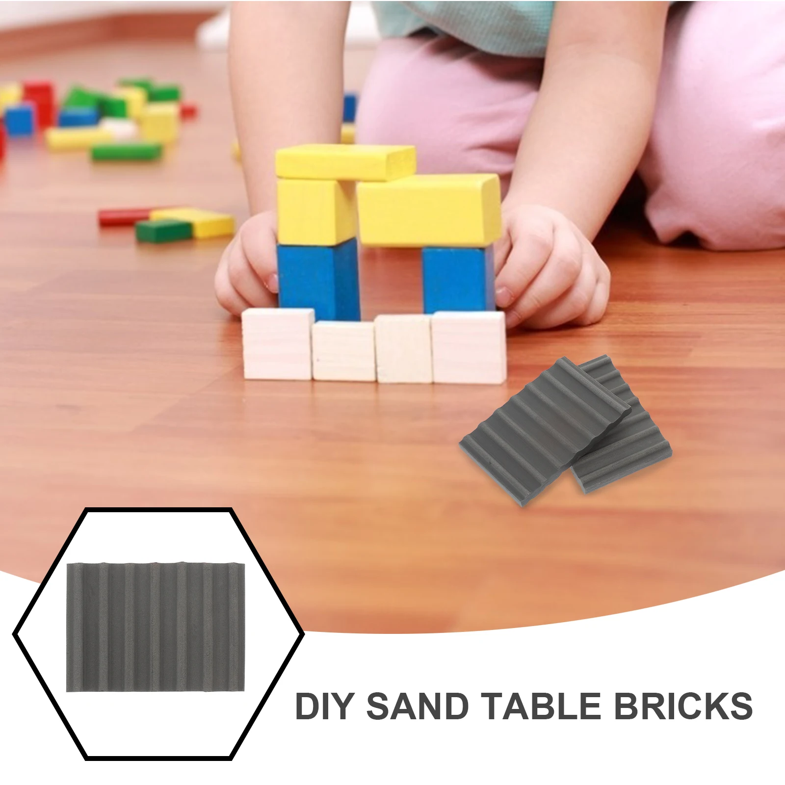 

Simulated Brick Accessories Building Blocks Miniature Toy Miniatures Wall Faux Model Models Tile Bricks