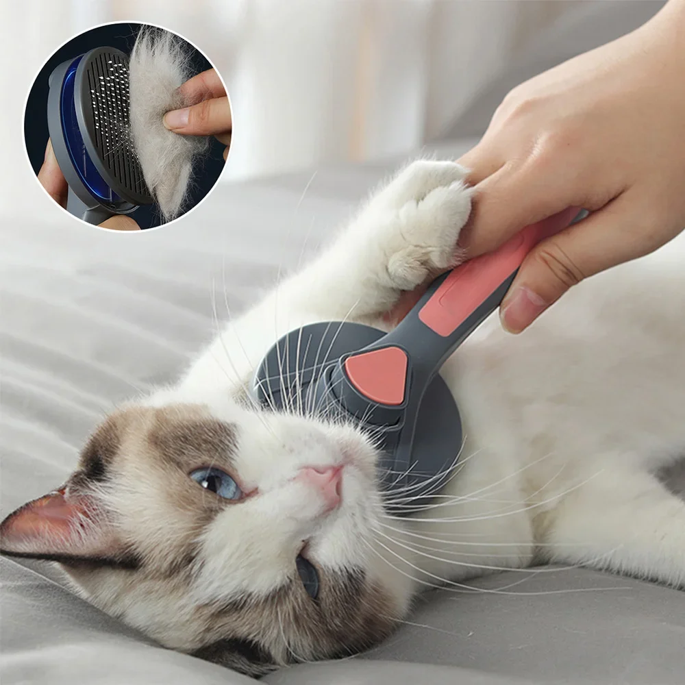 

Cat Dog Pet Grooming Hair Cleaner Removes Comb Brush