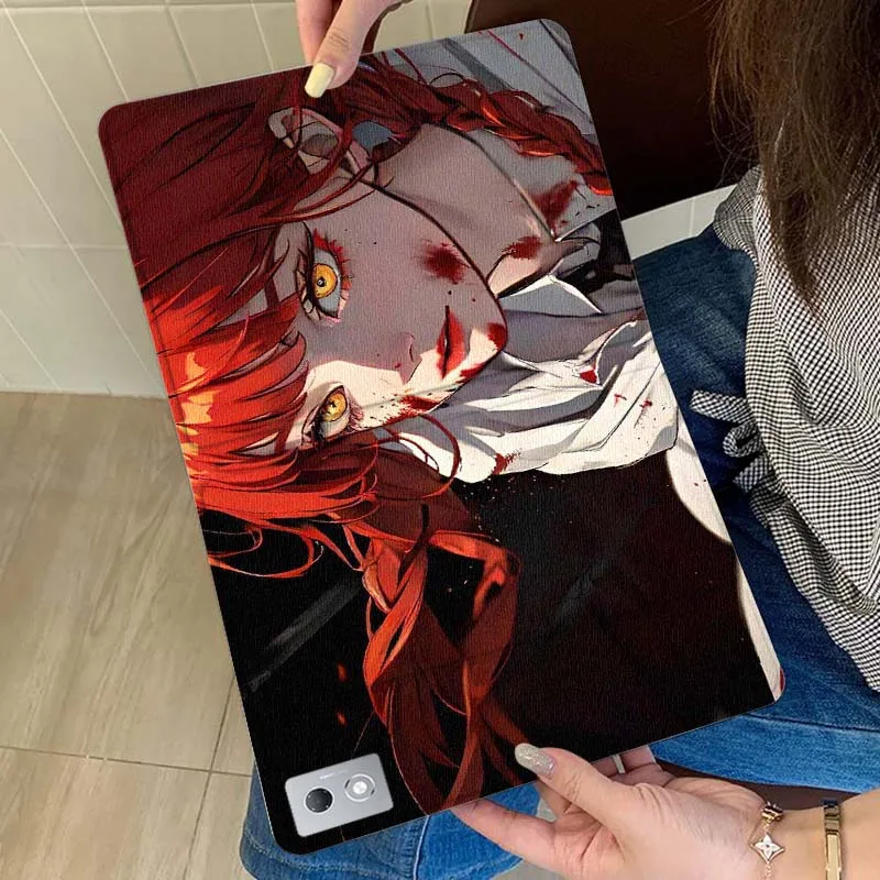 

Chainsaw Man Art Popular Gift For Xiaoxin Lenovo Tab Pad K11 K10 M10 P11 3rd Plus Pro Legion Y700 Y900 Gen4 2 Tablet Case