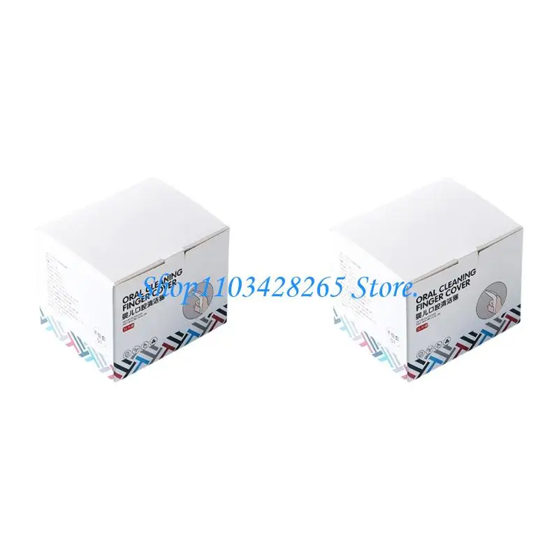 

1 коробка детских салфеток для чистки рта, одноразовые нетканые рукава для пальцев, использование в течение 0–24 месяцев G2TE