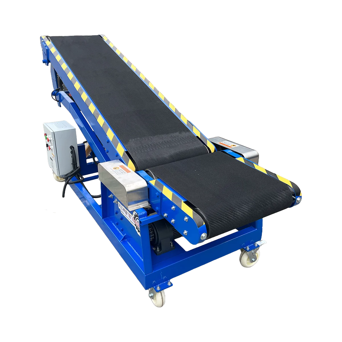Lianxin small hydraulic belt conveyor for truck loading and unloading